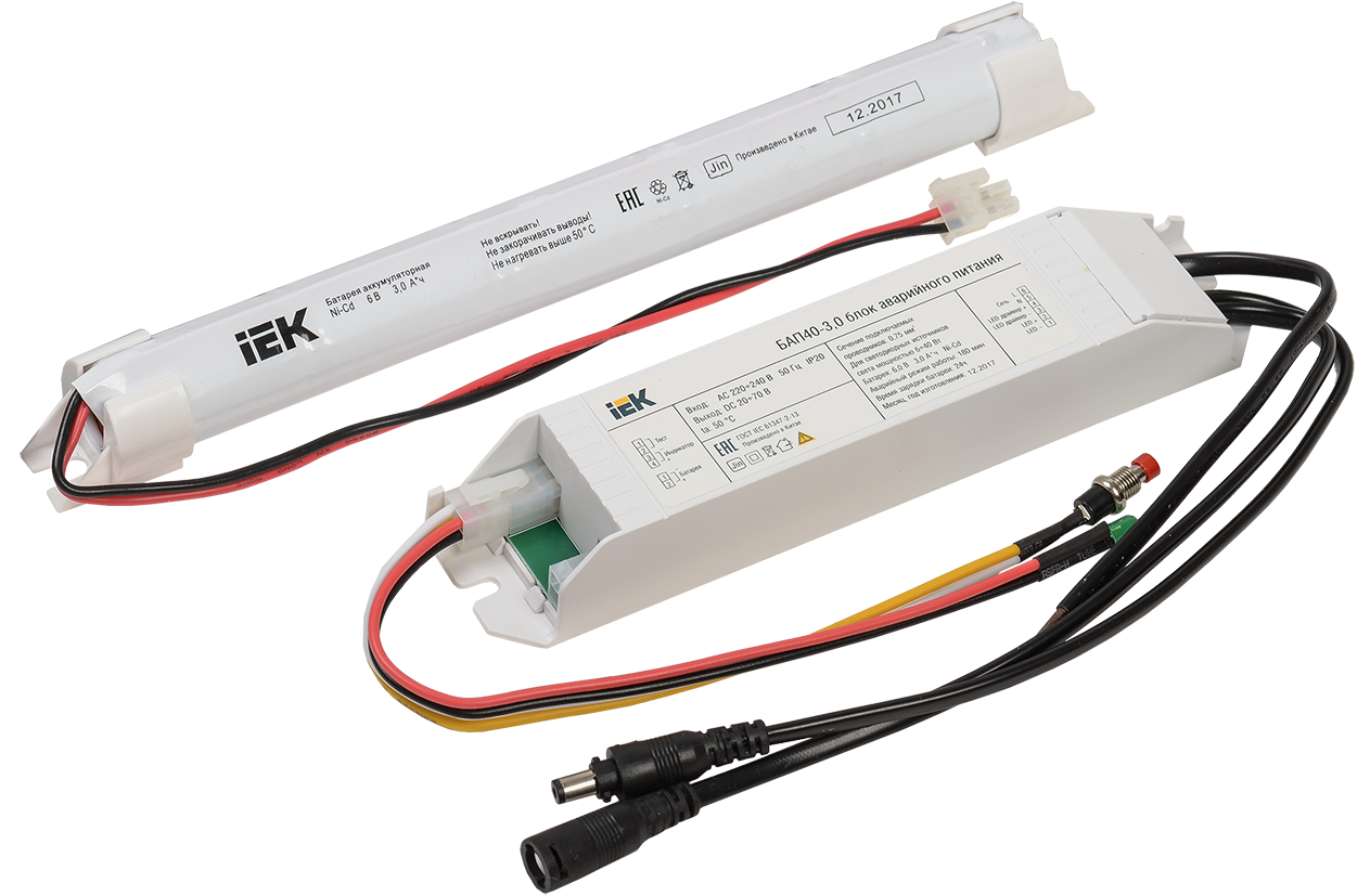 Блок аварийного питания БАП40-3,0 для LED IEK арт.LLVPOD-EPK-40-3H