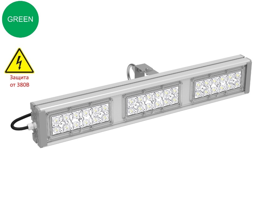 Архитектурный светильник диодный 90вт SVT-STR-M-90W GREEN монохром