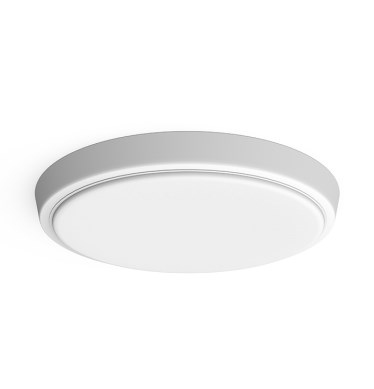 LED светильник ЖКХ 15вт Gauss HALL круг 15W 1200lm 6500K 200-240V IP40 D155*33мм белый LED (193411315)