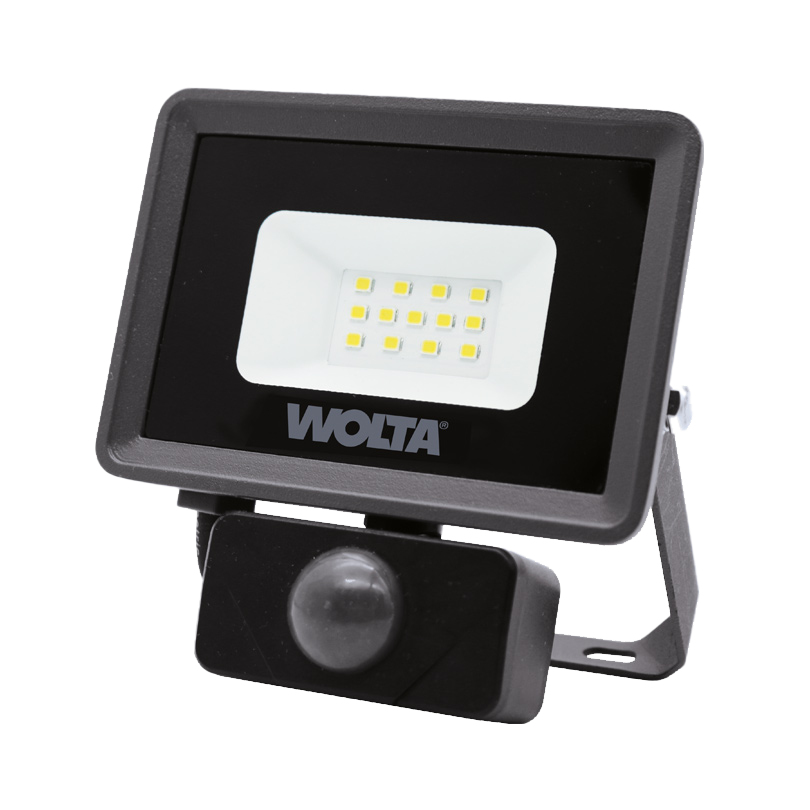 Светодиодный прожектор WOLTA WFL-10W/06s 10Вт 5700K IP65 с Датчиком арт. 4260708174618