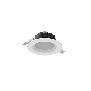 Светодиодный светильник Вартон Downlight круглый встраиваемый 120*65 ММ 11W IP54 RAL9010 белый матовый