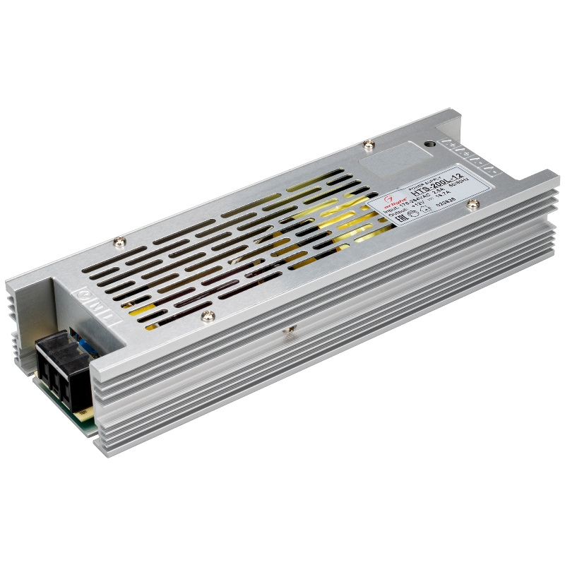 Блок питания Арлайт в сетчатом корпусе IP20 HTS-200L-12 12V, 16.7A, 200W Arlight 3 года ref.020826