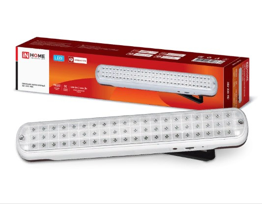 Светильник светодиодный аварийный СБА 1093С-90DC 90LED Li-ion DC IN HOME