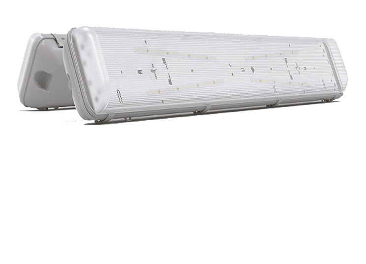 Светильник LED айсберг 38вт Ip65 LED 4000К ЛСП 2x36 АТОН АТ-ССО-42/45-Т1 1280*155*110 мм