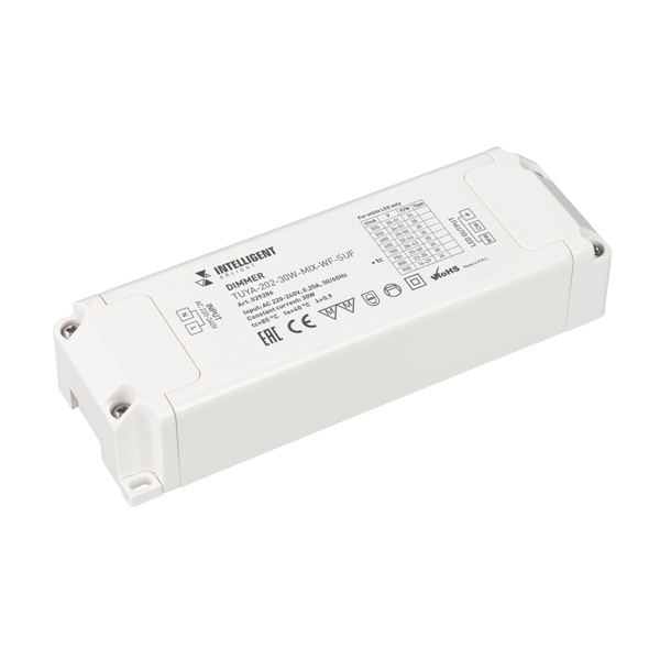 INTELLIGENT ARLIGHT Диммер TUYA-202-30W-MIX-WF-SUF 230V 433MHz 500-900mA арт.029286