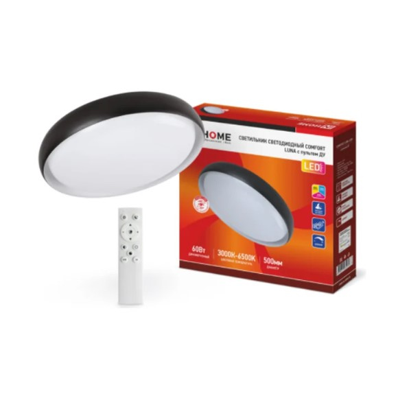 LED светильник COMFORT LUNA 60Вт 230В 3000-6500K 4800Лм 500х110мм C Пультом ДУ IN HOME